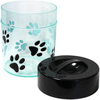 Pawvac Kilovac Airtight Pet Food Container – Multi-Use Vacuum Container for Pet Food and other Dry Goods – 2.5 lbs / 40 oz / 3.8L, Wide-Mouth, Patented Vacuum Seal, Clear with Paws - Image 2
