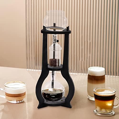 Cold Brew Coffee Maker, Iced Coffee Cold Brew Drip Tower Coffee Tower, Makes 6-8 Cups, 20.29oz (Grey) - Image 7