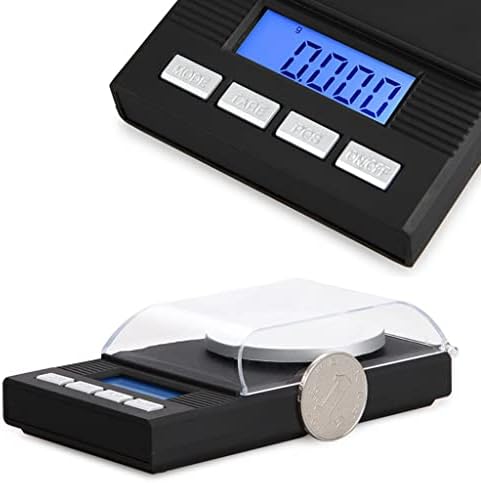 Portable Scale Food Jewelry Scale 100g Digital Scale 0.001g High Precision with 6 Weight Modes LCD Backlit Display Tare Function for Gold Silver Coins Gems - 20g - Image 3