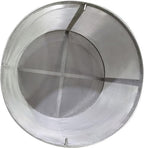 400 Micron Mesh Stainless Steel Hop Filter Barrel Strainer with Hook - Brewing Grain Basket for Homebrew Hops Wine,13.8x13.8 inch - Image 5