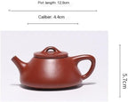Tea Kettle Multifunctional Ceramic Teapot 200ml Antique Purple Clay Teapot Handmade Zhu Mud Tea Maker Kettle Chinese Zisha Tea Set Tea Ceramic Tea Infuser - Image 2