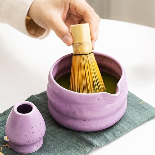 matcha blender set bamboo tea matcha brush tea set matcha bowl with matcha tool - Image 4