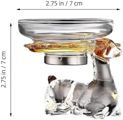 VOSAREA Creative Crystal Glass Tea Strainer Set Household Tea Accessories with Fine Mesh Filter for Loose Leaf Brewing - Image 2