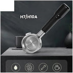 58mm 3 Ears Bottomless Coffee Portafilter With 2 Basket(18g),Compatible For Hibrew, H7/h7a /h10a Coffee Machine，Precise Adaptation(HIBREW Red wood) - Image 4