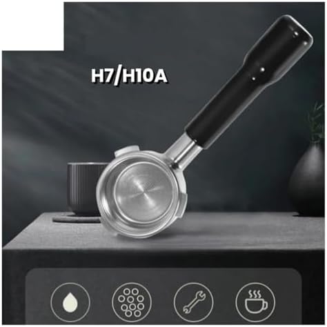 58mm 3 Ears Bottomless Coffee Portafilter With 2 Basket(18g),Compatible For Hibrew, H7/h7a /h10a Coffee Machine，Precise Adaptation(HIBREW Red wood) - Image 4