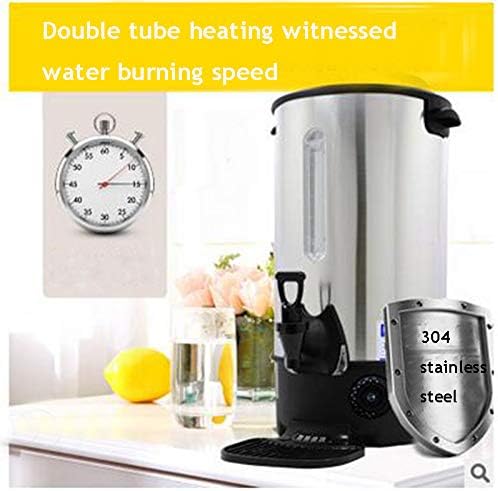 INTBUYING Stainless Steel Large Capacity Commercial Office Kitchen Hot Water Dispense Boiler Instant Boiling Machine Heater Electric Kettle Temperature Control for Coffee Tea with Faucet Tap-19.6L - Image 5