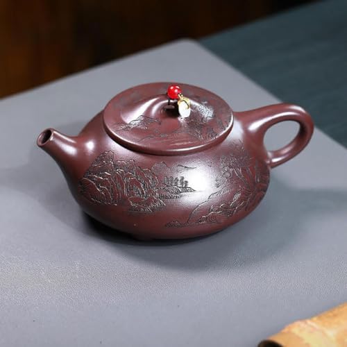Tea Kettle Handmade Large-capacity Purple Clay Pot For Household Oolong Tea And Loose Tea Ceramic Tea Set Ceramic Tea Infuser - Image 5
