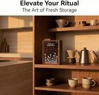 120g Coffee Storage Container, Wood Coffee Bean Storage Can, with One Way Exhaust Valve, with Sealing Ring, Walnut, for Home and Coffee Store, Decorate - Image 6