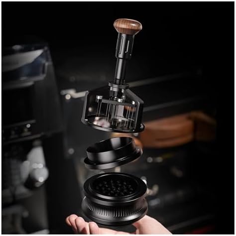 58mm Coffee Cloth Powder Needle Automatic Rotating Stirrer Coffee Powder Needle Press Twist Powder Needles Cleaning Base(Only Separate Base) - Image 7