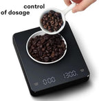 Digital Coffee Scale with Timer 3kg/0.1g, Display, - Image 3
