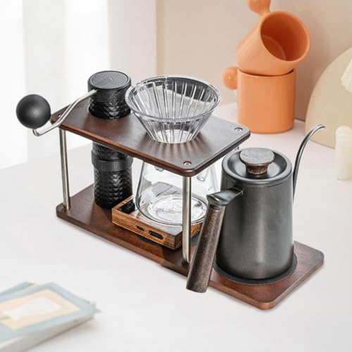 Coffee Dripper Stand Wooden Multipurpose Decorative Pour Over Coffee Station - Image 5