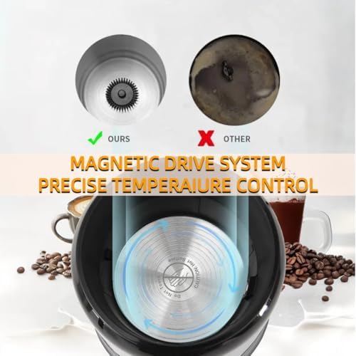 700mL Electric Milk Frother and Steamer, Hot & Cold Foam Maker for Lattes, Cappuccinos & Macchiatos with Auto Shut-Off, Frother Jug for Coffee, Hot Chocolate and Almond Milk (24.7oz) - Image 5