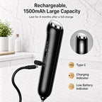 InstaWhisk Upgraded Milk Frother with Variable Speed - Rechargeable Handheld Coffee Frother Wand with Detachable Whisks, Electric Drink Mixer for Latte, Cappuccino, Almond Milk, Protein, Navy Blue - Image 3