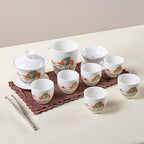 KEYDUACU Gaiwan Tea Set, Chinese Gongfu Tea Set, Portable for Adults, Home by KEYDUACU