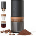 【Electric Coffee Grinder Coffee Maker 】Portable Grinder Stainless Steel Whole Bean for Outdoor Sport Lover French Press Drip Coffee, Reusable Espresso Capsules Turkish Brew by iCafilas