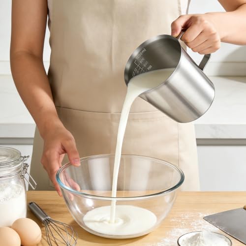 Stainless Steel Metal Measuring Cup w/Handle for Liquid,32&32oz - Image 7