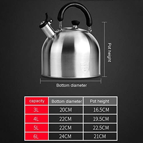 Whistling Kettle Tea Kettle Stovetop Teapot|Tea Pots for Stove Top|Tea Kettle| Stainless Steel Tea Kettle |Large-Capacity |5 Layers Extra Thick| Suitable for All Types of Stoves - Image 2
