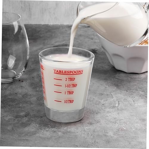 8 Pack 30ml Glass Measuring Cups with Dual Scale for Baking - Image 5