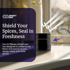 Infinity Jars Tall Black Glass Jar 100 ml, Airtight Smell Proof, 10 Pack - Image 5