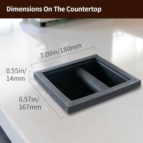 watchget Bottomless Espresso Knock Box, Built-in Coffee Ground Container - Image 4