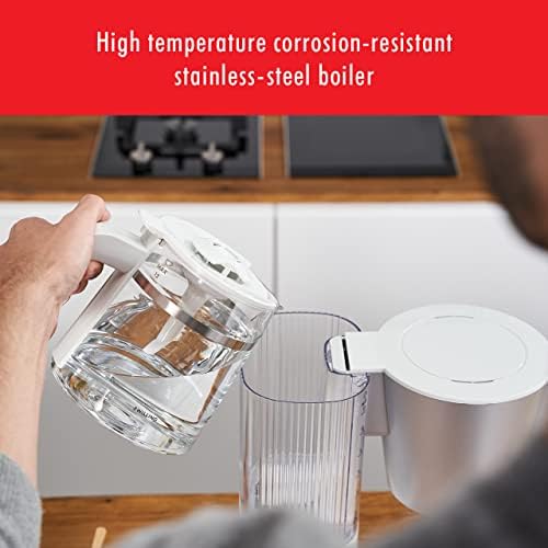 ZWILLING Enfinigy Glass Drip Coffee Maker 12 Cup, Awarded the SCA Golden Cup Standard, Silver - Image 4