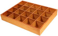 20 Compartment Wooden Storage Box Stable Practical Underwear Storage Case Socks Organizer Sundries Container Storage Box for Socks Panties by DEARMAMY