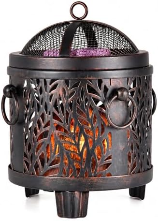Dicimi Electric Wax Melt Warmer, 3-in-1 Flameless Candle Wax Warmer for Scented Wax Melts, Vintage Home Decor with Fireplace Glow, Safe Wax Burner for Jar Candles & Mug Warmer, Gift for Women by DICIMI
