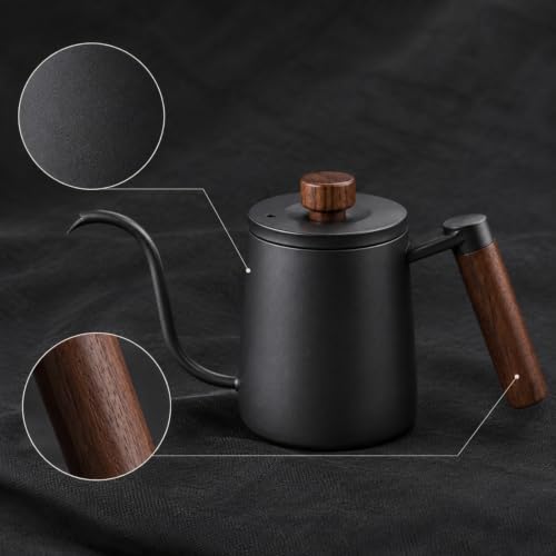 Resistant Gooseneck Kettle, Black, 350ML - Image 3
