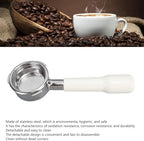 Kadimendium 58mm 3 Ears Bottomless Portafilter for Barsetto, Stainless Steel Material, Extraction Improvement, for Home and Professional Baristas (White) - Image 5