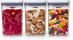 OXO Good Grips POP Small Square Airtight Food Storage Containers, 3-Piece by Unknown
