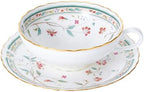 Noritake P58043A/4409 Tea Cup & Saucer (Pair Set) 6.1 fl oz (180 cc) Flower Chisel 2 Guests Bone China - Image 5