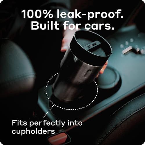 BOBBER - 12 OZ Vacuum Insulated Stainless Steel Portable Travel Coffee Mug With 100% Leakproof Locked Lid (Matte) - Image 3