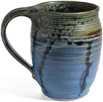 American Handmade Small Barrel Mug by Holman Pottery, Smoky Blue by The+Barrington+Garage