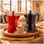 Aluminum Moka Pot Stovetop Espresso Maker with Anti-Scald Handle - Image 5
