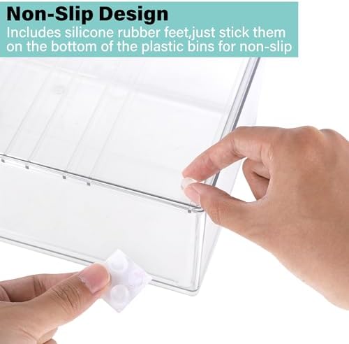 Prsildan 6 Small Drawers Stackable Storage Drawer Clear Acrylic Organizer - Image 6