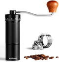 SHARDOR 918 Pro Manual Coffee Grinder Capacity 30g/1.06oz with Externally Numerical Adjustable Finely Setting Conical Burr - Aluminum Alloy Body, Double Bearing Positioning, Anti-slip Stripes by Shardor