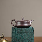 Tea Pots For Loose Tea Hand-carved Purple Clay Pot Office Teapot Conference Room Teapot Home Kung Fu Tea Set Tea Infuser Pot - Image 3