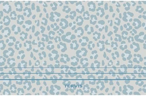 Tervis Traveler Lapis Leopard Animal Print Triple Walled Insulated Tumbler Travel Cup Keeps Drinks Cold & Hot, 30oz, Stainless Steel - Image 2