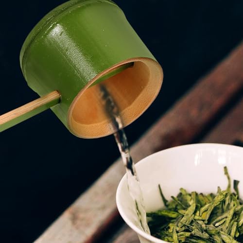 Luxshiny Water Ladle Handle Japanese Style Water Dipper for Tea Ceremony and Home Use Lightweight for Gardening and Cooking - Image 4