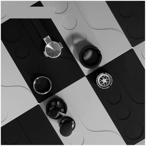 Tamping Mat Silicone Espresso Tamper Mat For Yu-series Storage Pad Professional Home Barista Tool Coffee Accessories(Black Slotless) - Image 2