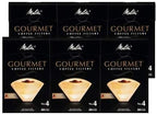 Melitta #4 Gourmet Cone Coffee Filters, Unbleached Natural Brown, 80 Count (Pack of 6) 480 Total Filters Count - Image 7