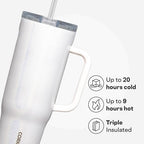 Corkcicle Cruiser Tumbler with Handle & Straw, 40 oz, Unicorn Magic - Image 3