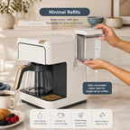Multi-Brew Coffee Maker – 12-Cup Carafe & Single-Serve Pod or Grounds, Iced Coffee Mode, Programmable Touch Display, Includes Filters (White Icing) - Image 3