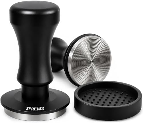 54mm 3-Spring Loaded Espresso Tamper - Self-Leveling fits Breville by Unknown