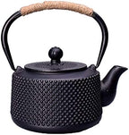tetsubin Cast iron Tea Kettle workshop Healthy japanese Tea pot with Stainless Steel Infuser（30.4oz） by Unknown