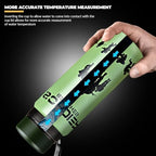 50 oz Smart Water Bottles with Digital Temperature Display Coffee Tea Infuser Bottle LED Thermal Cup Double Walled Vacuum Insulated Stainless Steel Flask Leak Proof Travel Mug Keep Warm (green) - Image 4
