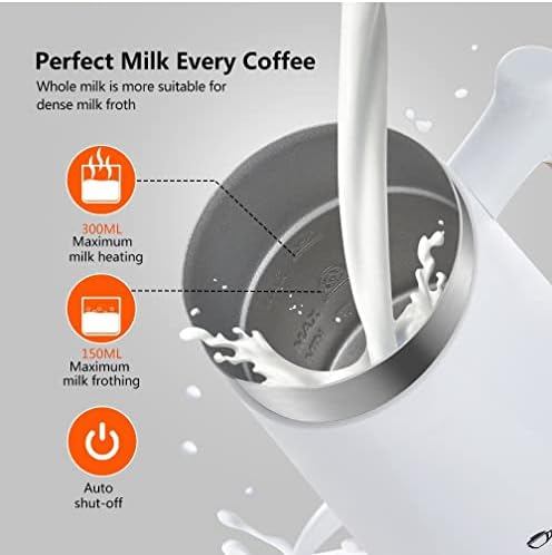NEW Automatic Hot and Cold Milk Frother Warmer for Latte, Foam Maker for Coffee, Hot Chocolates, Cappuccino (Color : 220-240V EU Plug) - Image 6