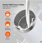 NEW Automatic Hot and Cold Milk Frother Warmer for Latte, Foam Maker for Coffee, Hot Chocolates, Cappuccino (Color : 220-240V AU Adaptor) - Image 6