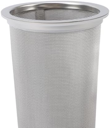 Cold Brew Coffee Maker Jar with Stainless Steel Filter Thick Glass Iced Coffee Pitcher Spout Lid Handle for Home Office Use Brew Overnight Dishwasher (2000ml) - Image 6