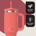 Contigo Streeterville 40oz Tumbler Stainless Steel Vacuum Insulated Leak-Proof Cold for 29 Hours Coral - Image 4